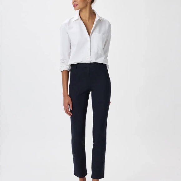 Quince Pants - Quince Navy Extra-Stretch Straight Leg Pants: 2 for $40!